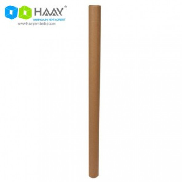HAAY AMBALAJ 6cmx101cm Silindir Afiş Poster Kutusu (2 ADET)