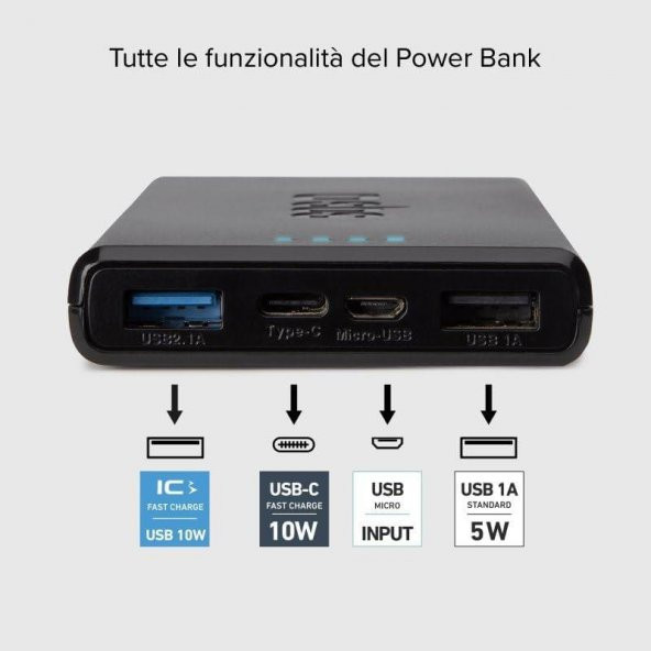 Sbs Powerbank 10.000 Mah Taşınabilir Şarj Cihazı - TEŞHİR - 3