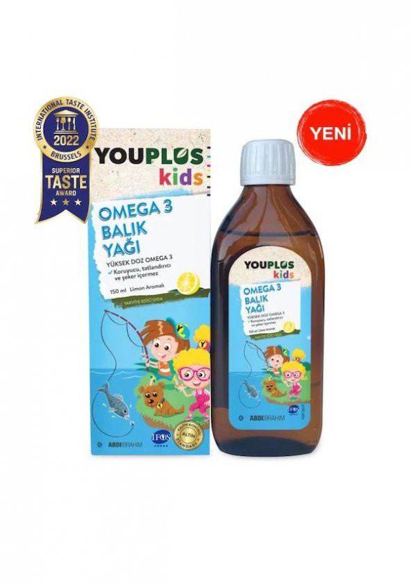Youplus Kids Omega-3 150 ml 8699514570394