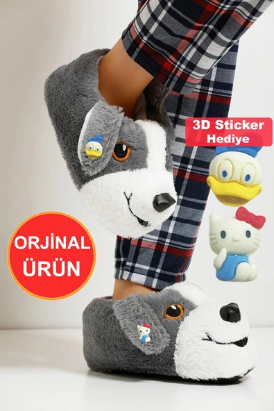 Devida Orjinal Yumuşak Taban Sevimli Köpek Panduf - 2