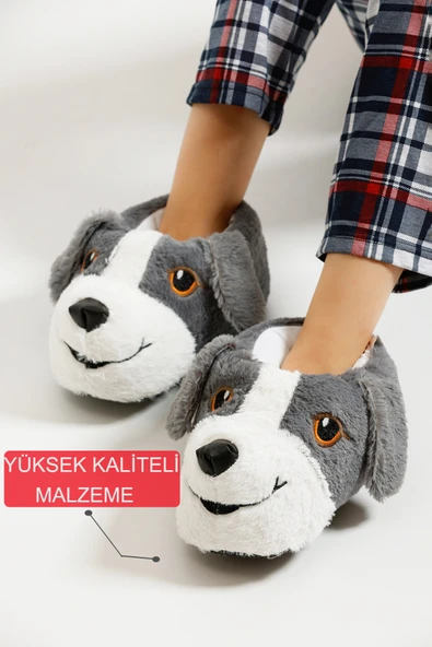 Devida Orjinal Yumuşak Taban Sevimli Köpek Panduf - 4