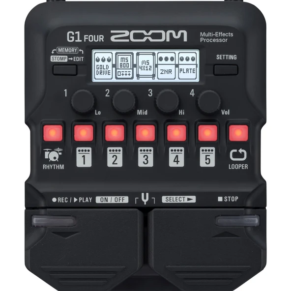 Zoom G1 FOUR Multi-Efekt Prosesörü - 4