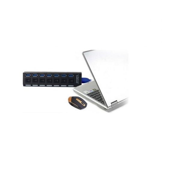 7 Port Usb 3.0 Hub Çoklayıcı Çoğaltıcı Switch - 3