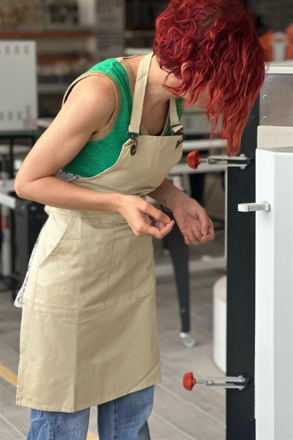 Barren Atölye Önlüğü - Bej ürün görseli