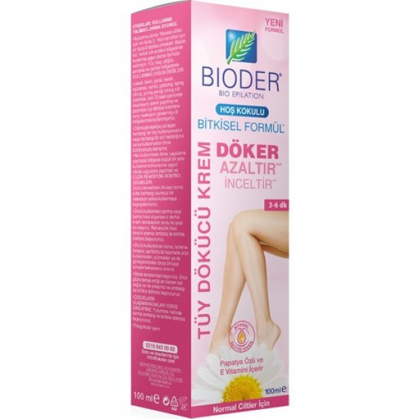 Bioder Bio Epilation Tüy Dökücü Krem 100 ml