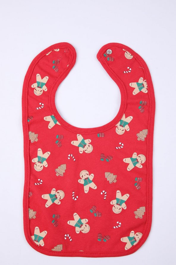 Babyhola Yılbaşı Desen Sıvı Geçirmez 3'lü Mama Önlüğü 1122 - 3