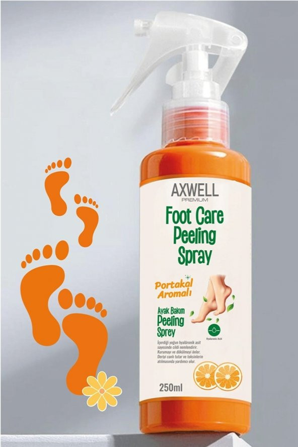 Portakal Aromalı Ayak Bakım Peeling Spreyi 250ml - 2