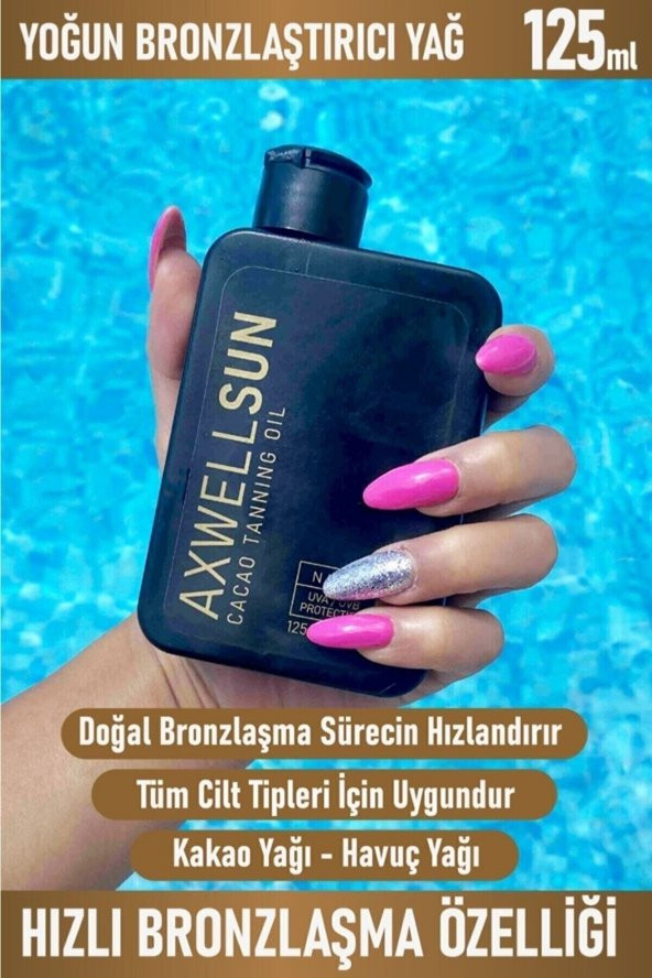 Sun Cacao Tanning Oil Bronzlaştırıcı Kakaolu Güneş Yağı Spf6 125ml