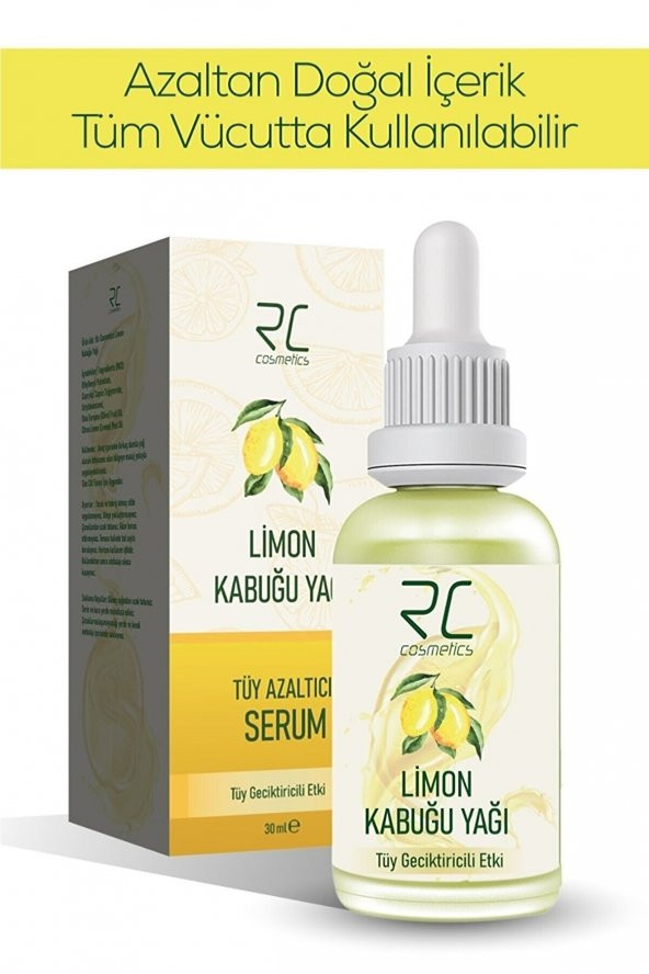 Tüy Azaltıcı Ve Etkili Limon Kabuğu Yağı Serumu 30ml& Karınca Yumurtası Yağı 20ml - 2
