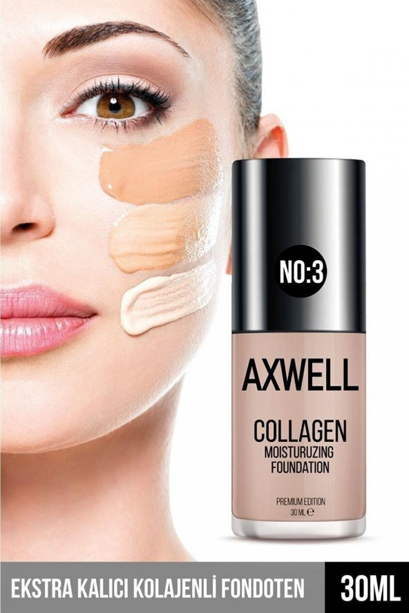 Edıtıon Collagen Foundatıon Kolajenli Fondöten Nemlendirici Etki 30 ml Dark Koyu - 2