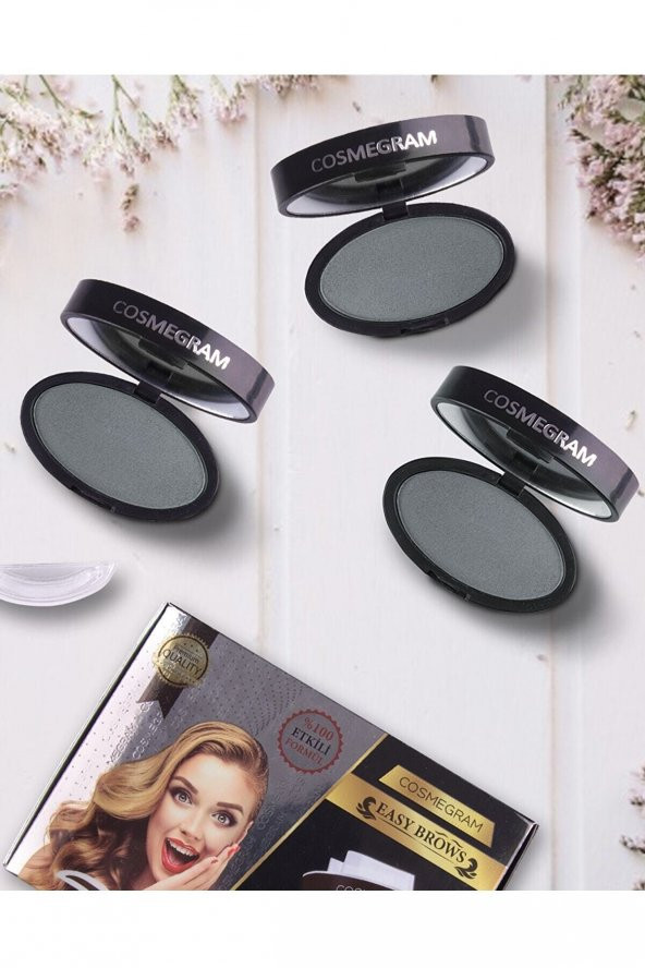 Easy Brows Kaş Mührü- Kaş Dolgunlaştırıcı No:3 Gri - 2