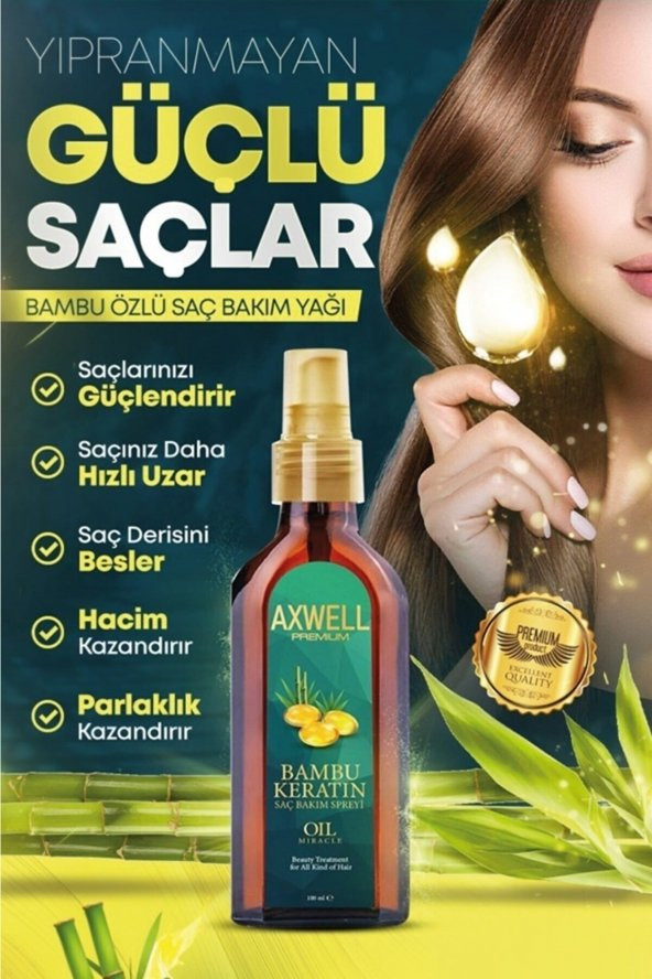 Bambu & Keratin Saç Bakım Spreyi - 100ml - 2