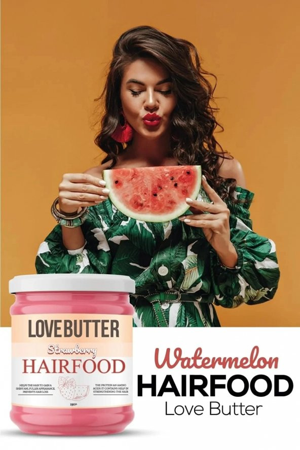 Strawberry & Watermelon Hair Food, Çilek & Karpuz Saç Maskesi 190 ml - 2