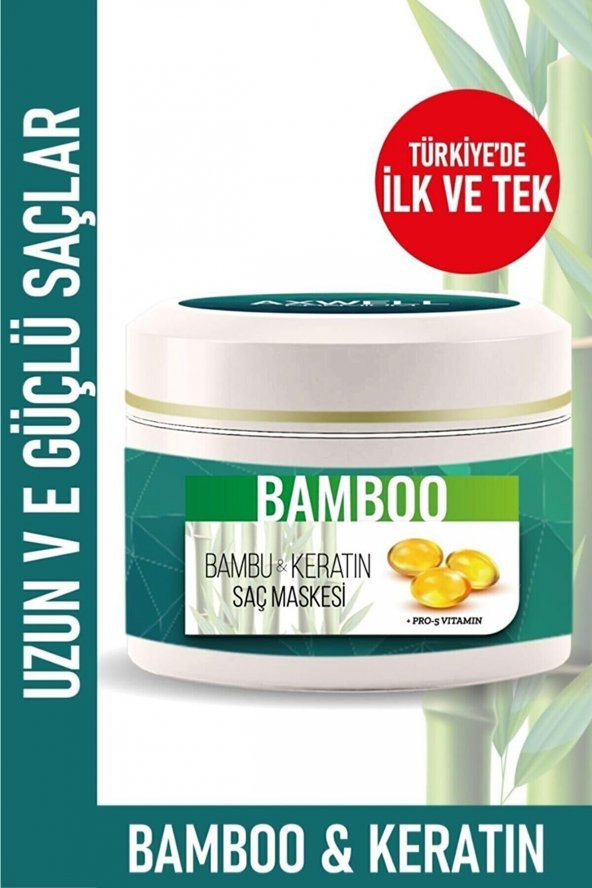 Premium Bambu & Keratin Uzun Ve Güçlü Dökülme Karşıtı Saç Maskesi - 200ml - 2