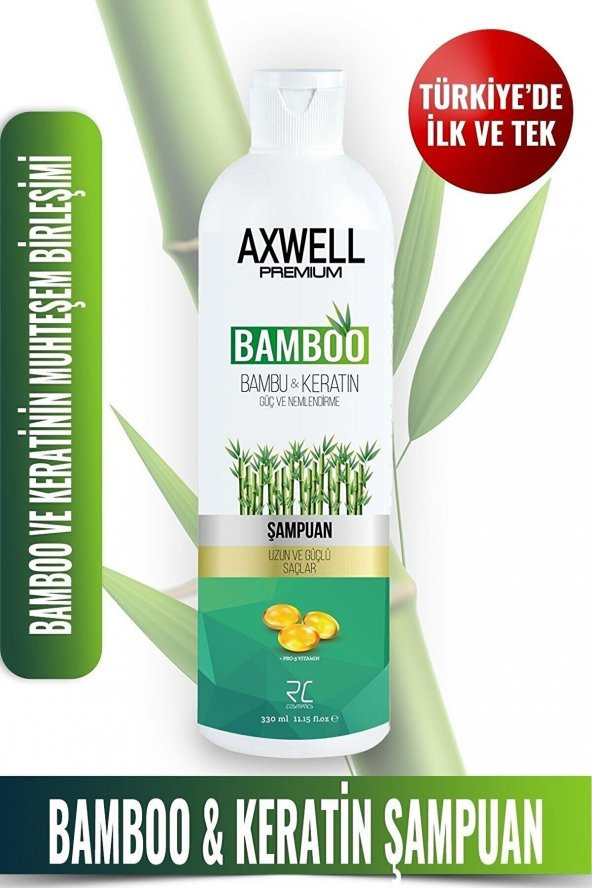 Bambu& Keratin Uzun Ve Güçlü Saç Bakım Şampuanı- 330ml - 2