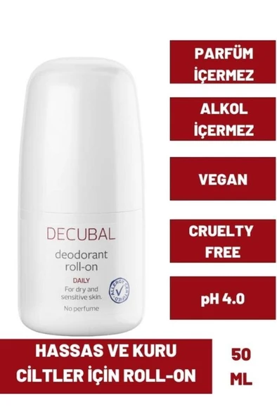 Decubal Deodorant Roll-on Kuru ve Hassas Ciltler İçin 50 ML - 2