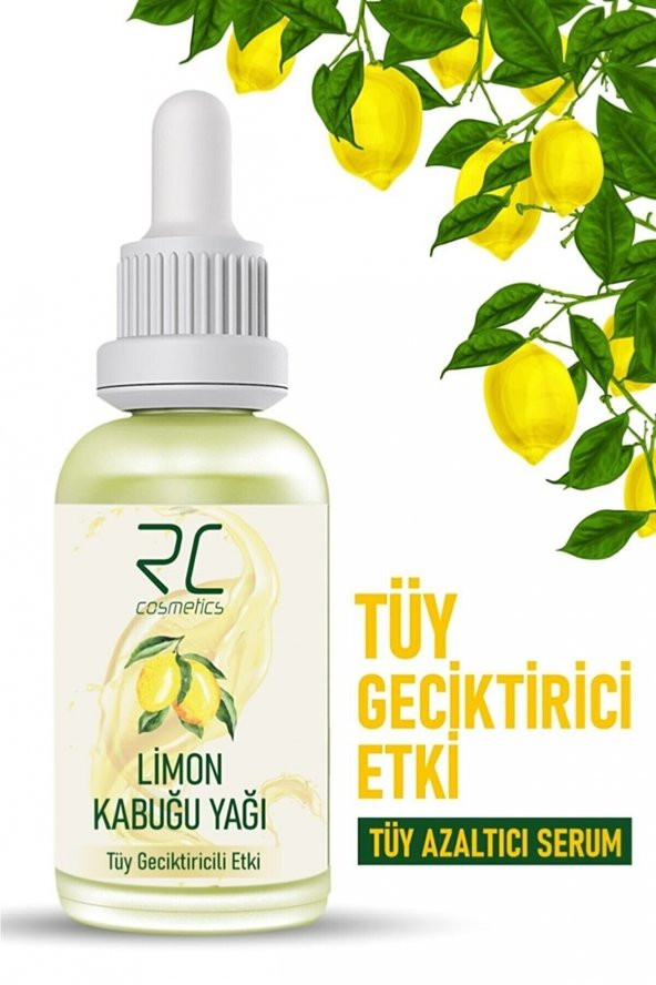 Limon Kabuğu Yağı Etki Tüy Azaltıcı Serum 30ml