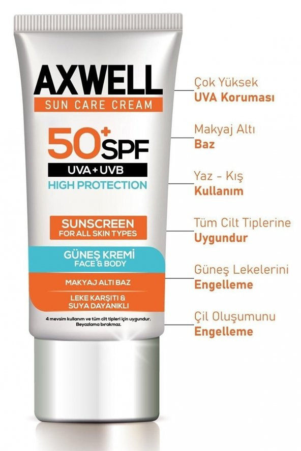 Spf 50+ 2 Li Seti Leke Karşıtı Nemlendirici Yüksek Koruma Güneş Kremi 50 Ml - 2