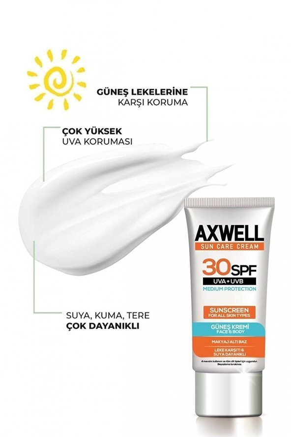 Sun Care Cream Güneş Kremi Yüksek Koruma 30 Spf 50ml 2 Li Fırsat Seti - 2