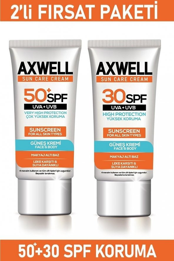 Sun Care Cream Leke Karşıtı Güneş Kremi Çok Yüksek Koruma 50+ Spf 50ml + 30 Spf 50 - 2