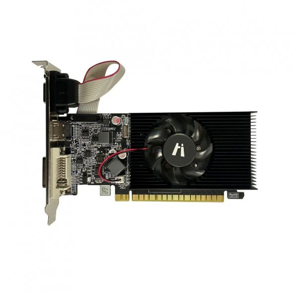 HI-LEVEL GT210 1GB DDR3 64BIT HDMI/DVI/VGA TEK FANLI (Model: HLV210D31G64S)
