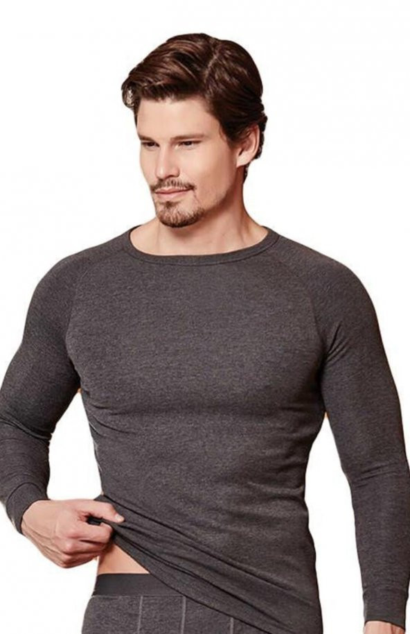 Kışlık Uzun Kol Termal Tek Üst Berrak-757 - 2