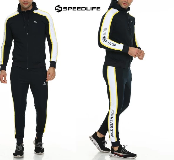 Speedlife Erkek Polyester Eşofman Takımı XA-0437