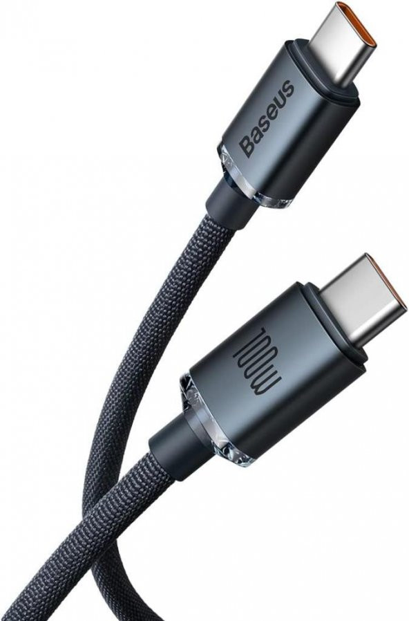 Baseus Crystal Shine 1.2m 100 W Type-C Hızlı Şarj Kablosu Outlet - 3