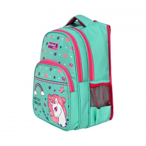 Waddell Little Horse Desenli Ilköğretim Çantası ve Beslenme Çantası 3003 - 2