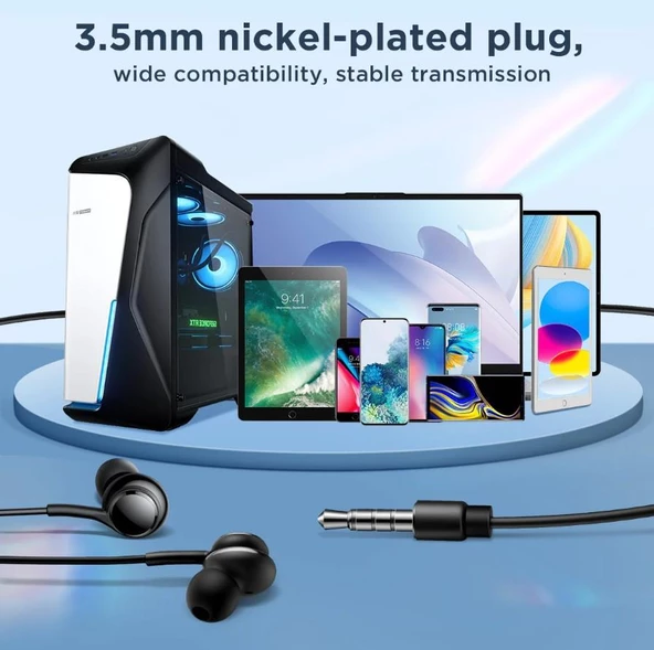 Joyroom 3,5 Jac Kablolu Kulakiçi Kulaklık - 12