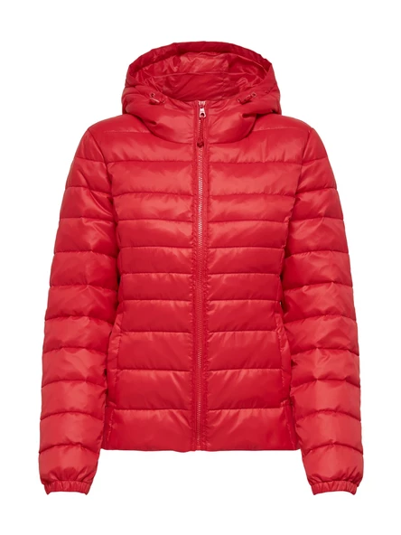 ONLY Bayan Şişme Puffer Kırmızı Mont 15156569 - 4
