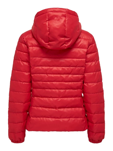 ONLY Bayan Şişme Puffer Kırmızı Mont 15156569 - 5