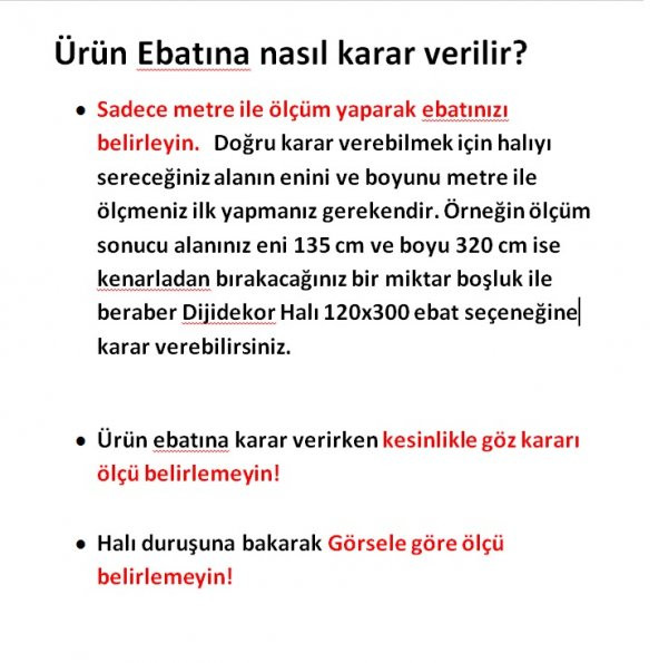 DijiDekor Elit Vizon Saçaklı Halı Kaymaz Yıkanabilir Antibakteriyel Antistatik  80X50 - 5