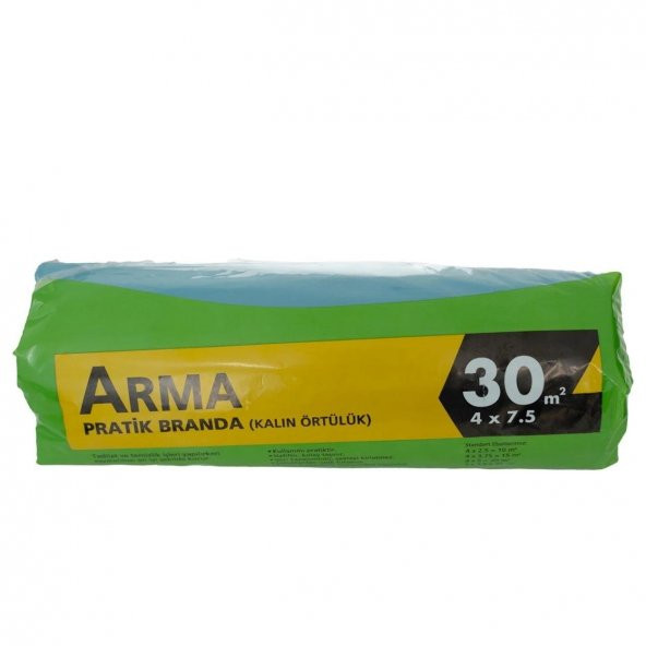 Arma Naylon Tadilat Boya Koruyucu Örtü Poşet Folyo - 30 m2 - 5 Paket - Resim 2