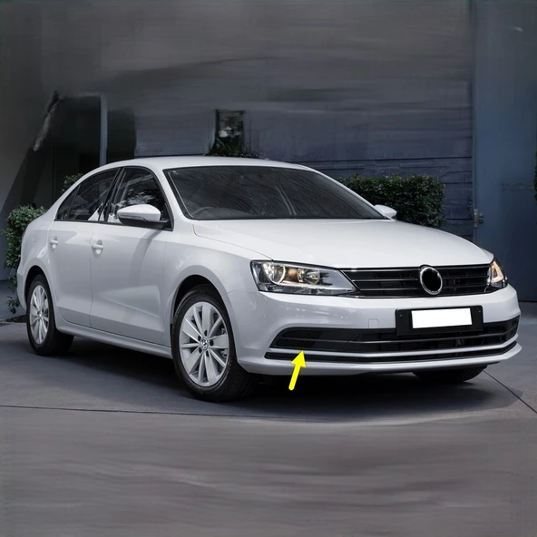 VW Jetta 2015-2018 Ön Tampon Sağ Sis Farı Kapağı Sissiz 5C6853666H