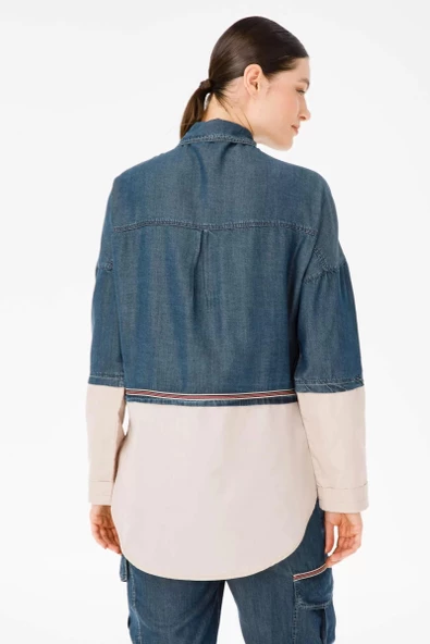 PANTOLON TUNİK TENCEL TAKIM - Lyocell Haki Tint - 2