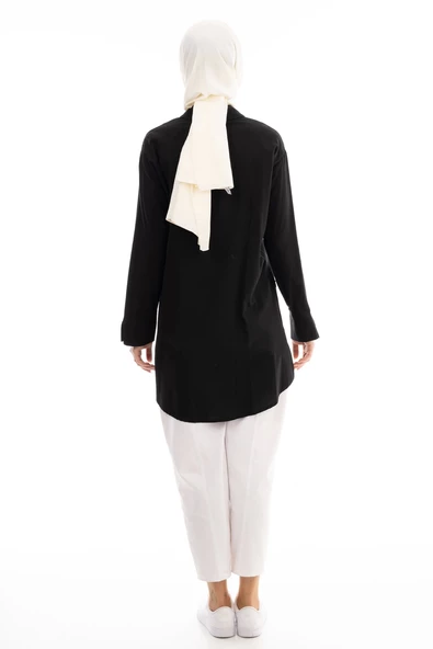 TAŞLI GÖMLEK - Siyah - 2