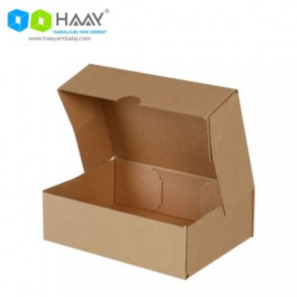 HAAY AMBALAJ 32,5x21,5x11,5cm E-Ticaret Kargo Kutusu - 4 Nokta - Kraft ( 5 ADET)