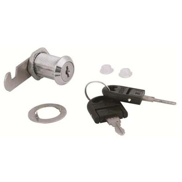 Ugr Mandallı Çekmece Kilidi 2 Anahtarlı Metal Mobilya Dolap Kilidi (5 ADET) - 5