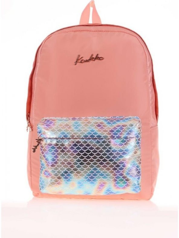 Kaukko Bright Sırt Çantası Scale Somon K1528 - Resim 2
