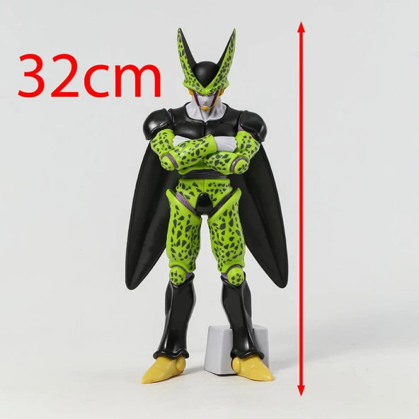Anime Dragon Ball Cell 32 cm Karakter Figür Oyuncak Biblo - Resim 6