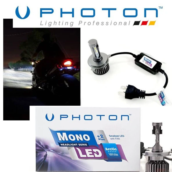 Photon Mono H4 Led - 1 Adet Motorsiklet İçin