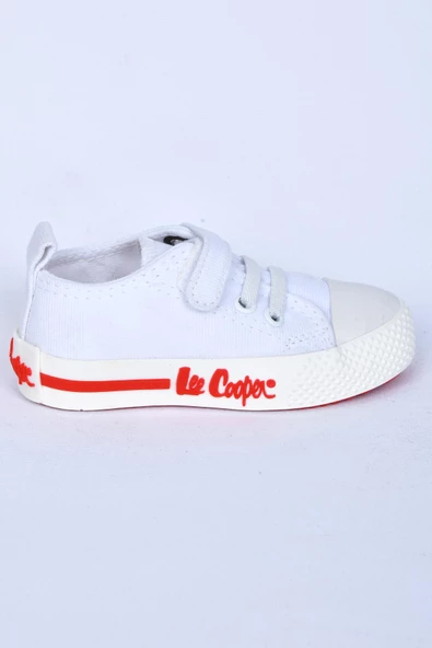 Lee Cooper LC-30136 Beyaz Erkek Çocuk Spor Ayakkabı