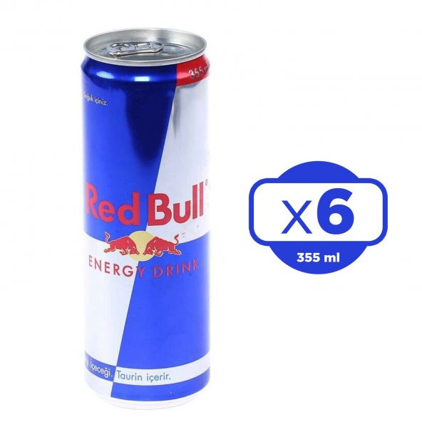 Red Bull Enerji İçeceği 355 ml 6 Adet