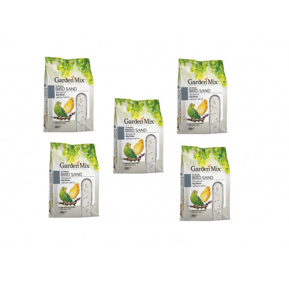 GARDENMİX KUŞ KUMU 200 GR 5 Lİ - 1