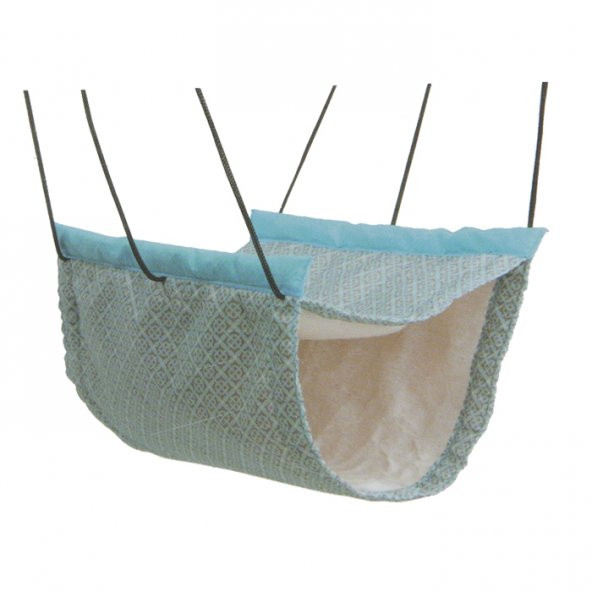 Pawise İki Katlı Kemirgen Hamağı Kafese Asılabilir 15x30 Cm - 2