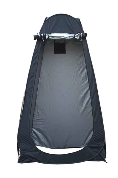 EFSANE KAMP - Büyük Duş WC Soyunma Çadırı - Otomatik - 150x150x190cm - Siyah - 3