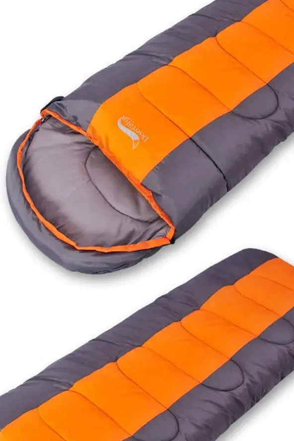 EFSANE KAMP - Uyku Tulumu 2kg +5C to -10C - Turuncu - 2