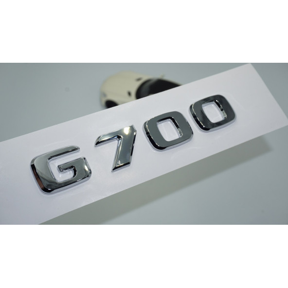 DK Tuning G 700 Bagaj Krom ABS 3M 3D Yazı Logo Benz İle Uyumlu