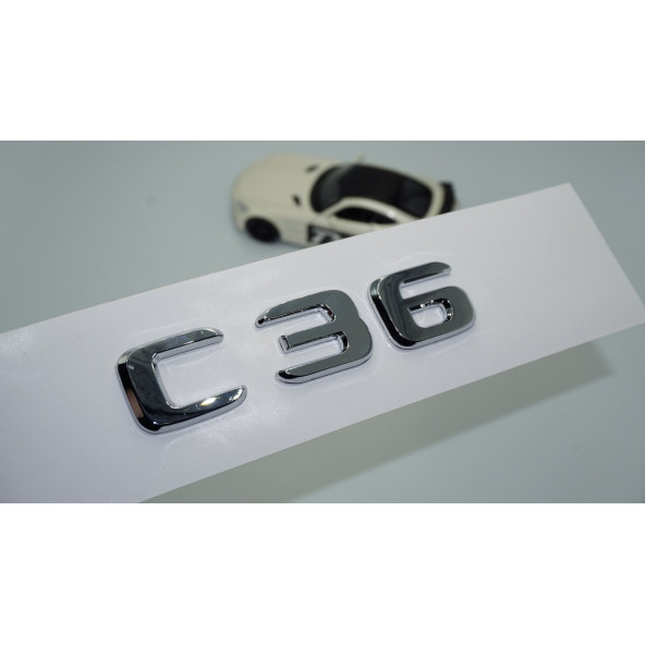 DK Tuning C36 Bagaj Krom ABS 3M 3D Yazı Logo Benz İle Uyumlu